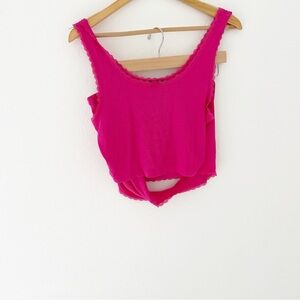 LALA sleepwear pink 2 piece set large